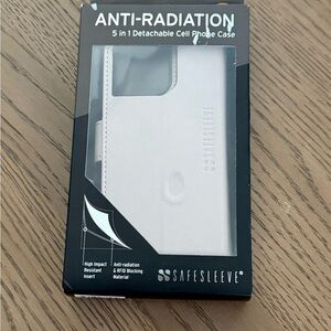 White EMF Protection Cell Phone Case
